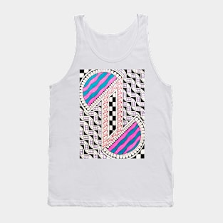 Colorful pattern drawing art Tank Top